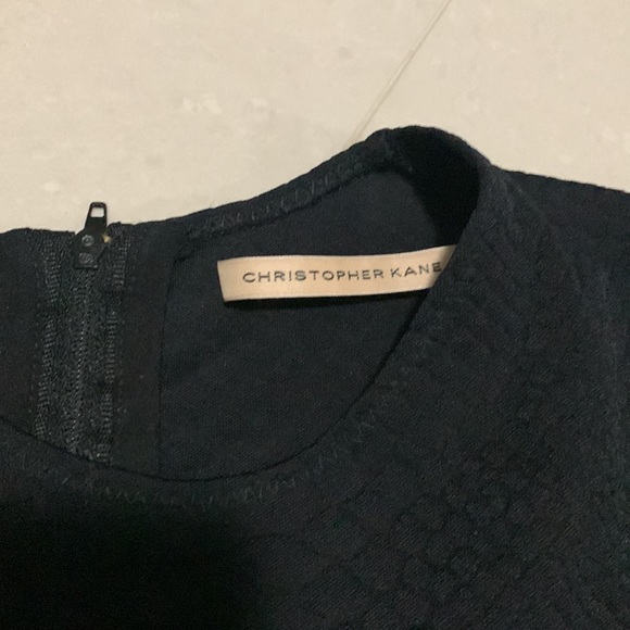 Christopher Kane Black and Navy Python Dress - Picture 6 of 11